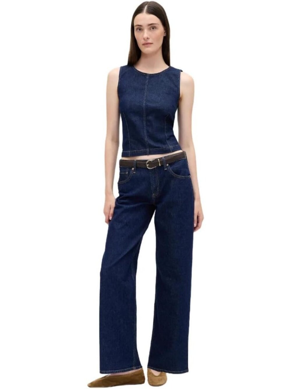 90's Low Rise Loose Fit Women's Jeans - Vintage Style, Casual Denim Trousers